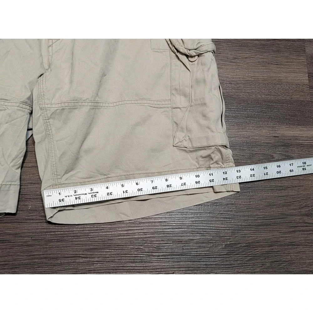 Polo Ralph Lauren Classic Chino Cargo Shorts Mens 40 Khaki Beige Cotton Twill